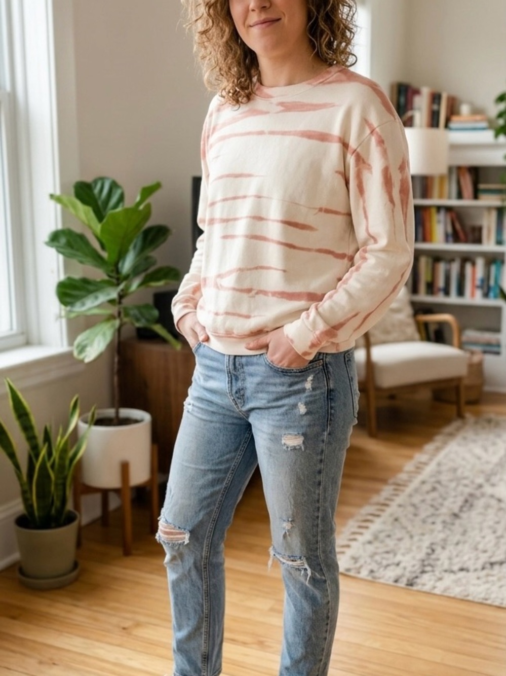 Southern Bliss Pink Tie-Dye Sweatshirt